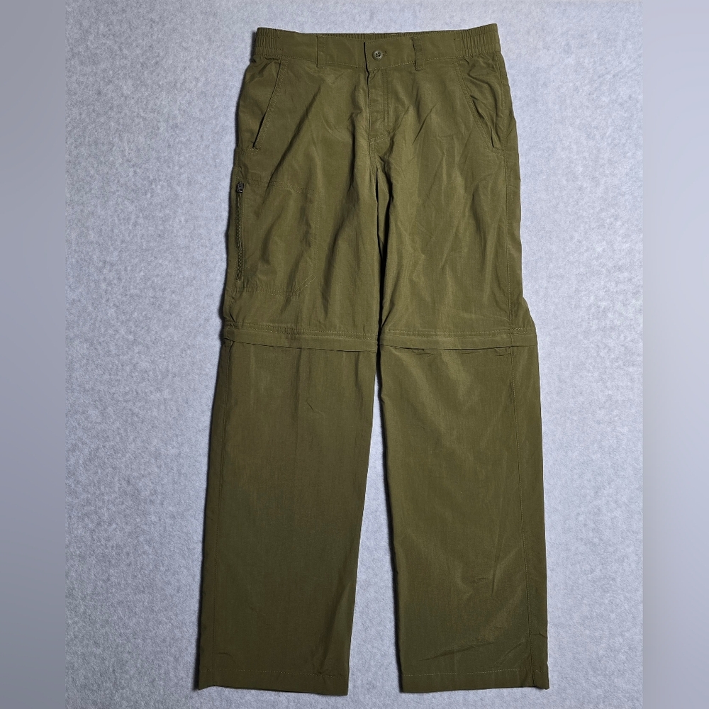 Columbia Womens Sz L Omni-shade Convertible Shorts Pants Outdoor Hiking Utility